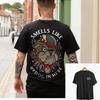 Rough Seas Tattoo Art Retro Style Summer Casual TShirt Unisexs and Womens Luxury Brand