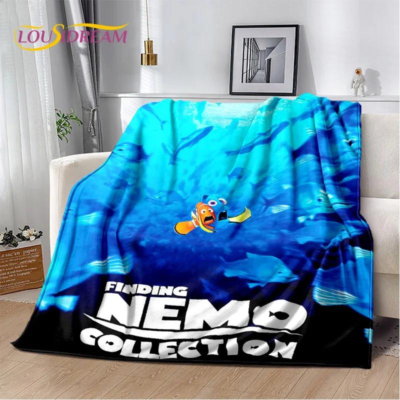 29 Style Cute Finding Nemo Cartoon Sea World Blanket,Flannel Soft Throw Blanket for Home Bedroom Bed Sofa Picnic Office Kid Gift