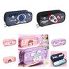 Tong Zhuo 7181 Purple And Gray Bear Pencil Case Lovely Design For Boys And Girls