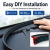 Rubber Material Windshield Gap Filler Noise Insulation Noise Reduction Trim  Interior Dust Blocking