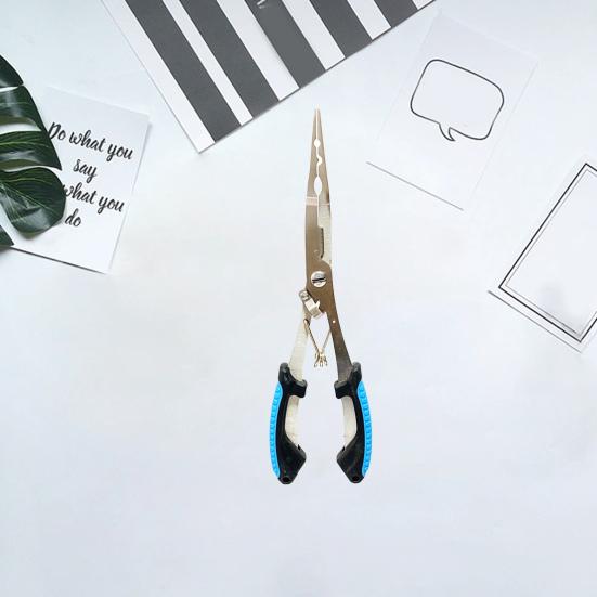 Рыболовные плоскогубцы Эргономичные Противоскользящие Высокопрочные Многофункциональные Режут Леску Рыболовные Плоскогубцы для Завязывания Крючков