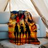 Attack on Titan printed throw blanket—lightweight,soft,warm;versatile blanket for all seasons—perfect as &air-conditioning throw,nap blanket