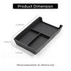 For BYD Sealion 7 2025 2025 Center Console Lower Storage Box Car Storage Tray TPE Organizers Tidying Interior Accessories