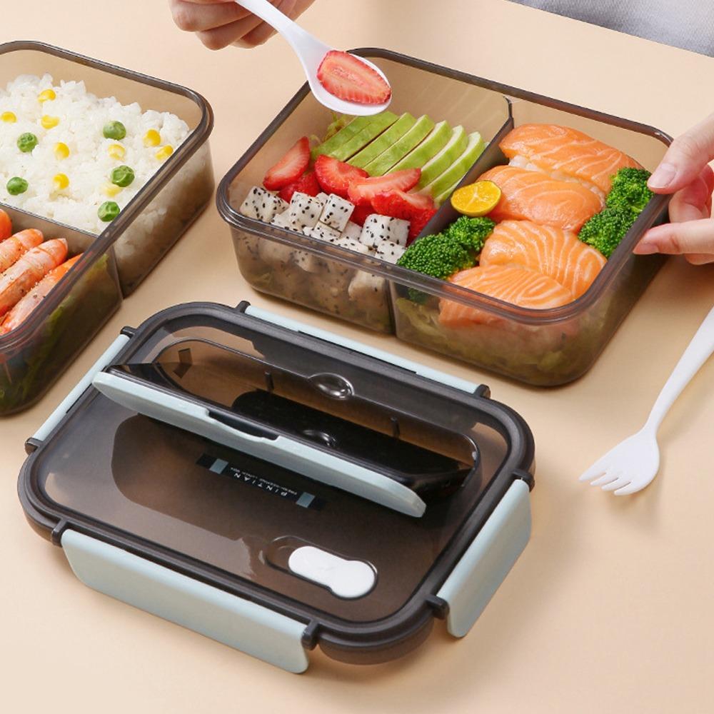 2 Compartment Leakproof Lunch Box PP Food Storage Container Cute Insulated Lunch Box For Picnics