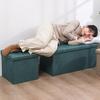 Табурет для хранения Многофункциональный складной большой емкости Водонепроницаемая ткань Стабильная скамейка для спальни Табурет с подставкой для ног с мягким сиденьем Организация мелочей