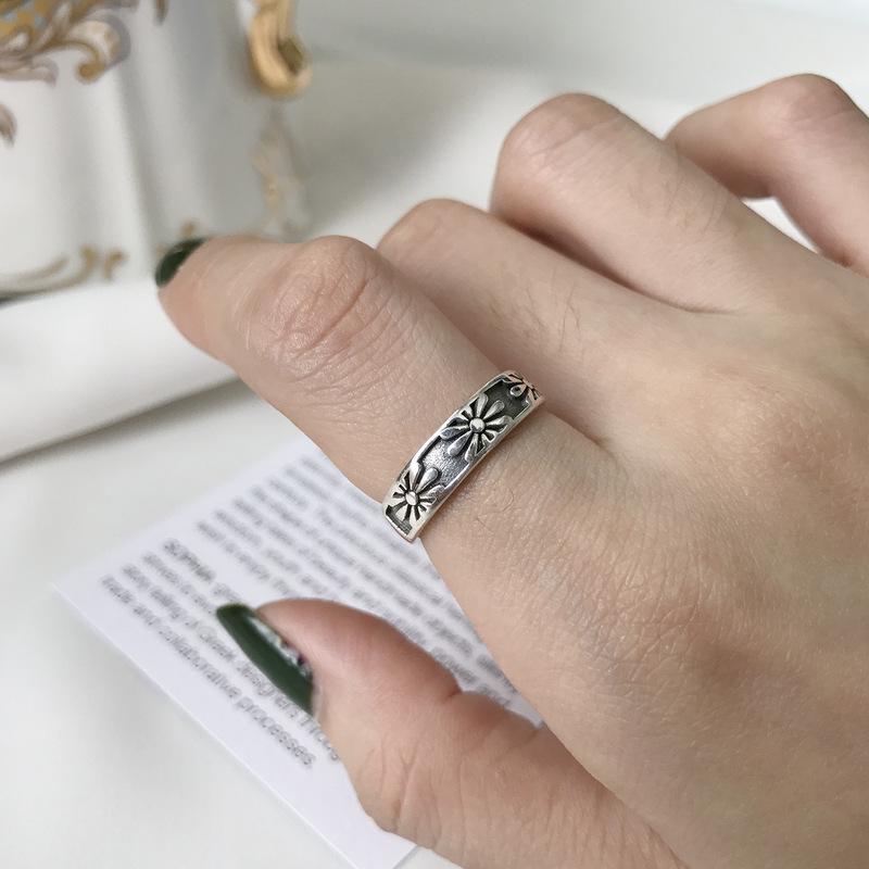 Korean Style INS Small Fish Retro Peacock Adjustable Women's Ring