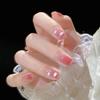 With Glue Fake Nails Gradients Nail Tips Waterproof French False Nails  for Women and Girls