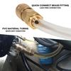 2pcs Marine Hydraulic Steering Fill Kit Hydraulic Vent Plug and Fill Fitting Set for Most Marine Outboard Motor Systems