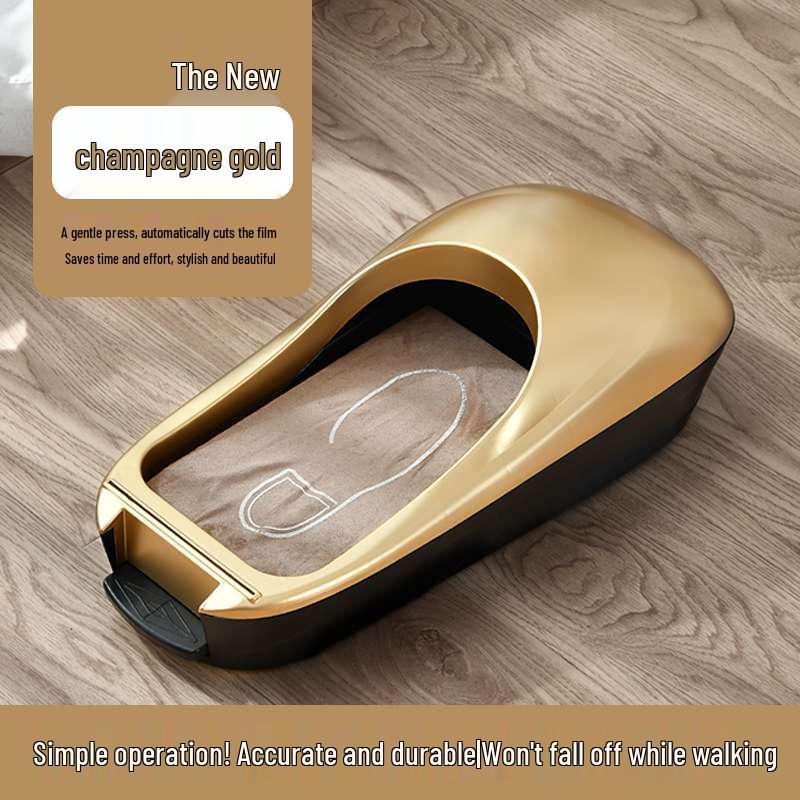 Automatic Disposable Shoe Cover Machine: Intelligent Step-On Foot Cover Device for Indoor Use