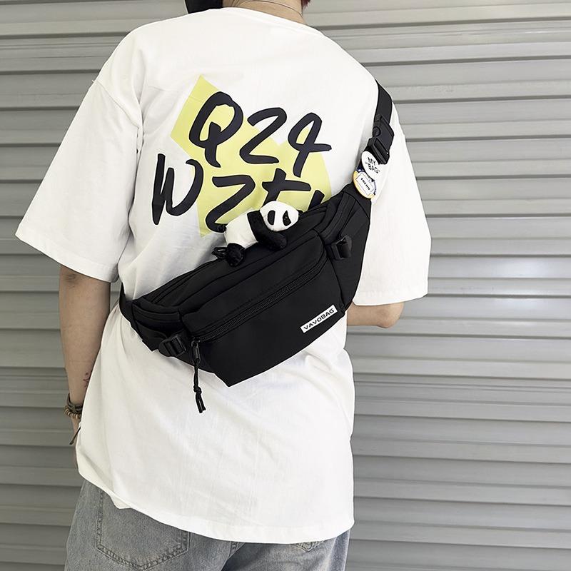 Японская сумка через плечо, модный мужской бренд, вместительная сумка через плечо, модная и универсальная рабочая поясная сумка, спортивная сумка на грудь для студенток