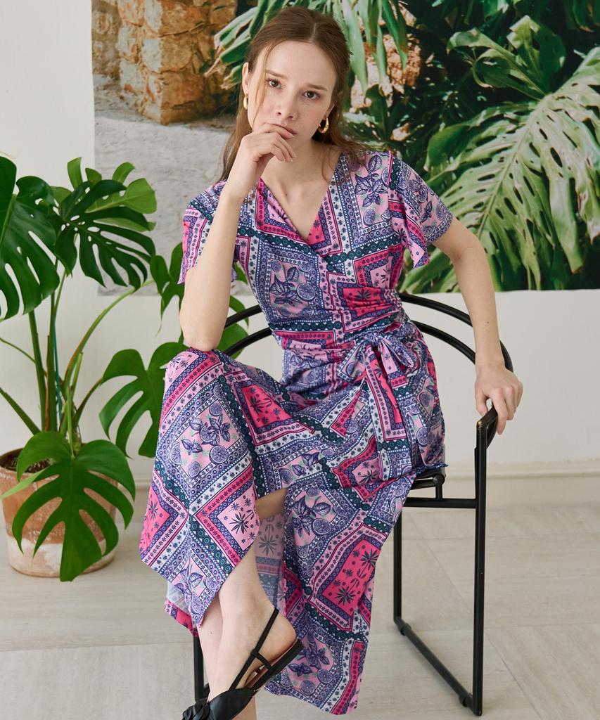 Платье Bonide Mesh Cool Wrap, цвет Fer Pink