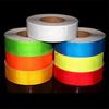 5cm*50m Reflective Material Tape White Red Orange Fluorescent Yellow Waterproof Adhesive Road Safety Warning Reflectors Stickers