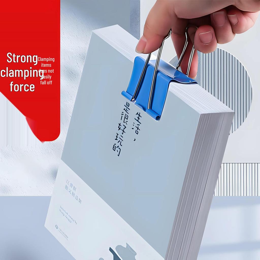 Цветные зажимы-бабочки: Смешанная упаковка (большая и маленькая) для файлов, контрольных работ, книг и квитанций