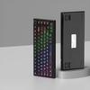 Прозрачные колпачки для клавиш из углеродного волокна 2.0 и поликарбоната, с выгравированным плетеным узором, 119 клавиш, совместимы с магнитными переключателями WOOTING, Little Bee, Night Demon.