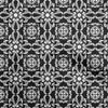 Cotton Poplin Black Fabric Asian Block Floral Fabric For Sewing Printed Craft Fabric By The Yard 42 Inch