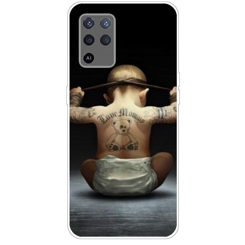 Чехол для OPPO Reno4 Lite Reno5 Lite, противоударный мягкий силиконовый чехол из ТПУ для OPPO Reno 5 4 Lite, чехлы для телефонов, чехол с милым мультяшным рисунком