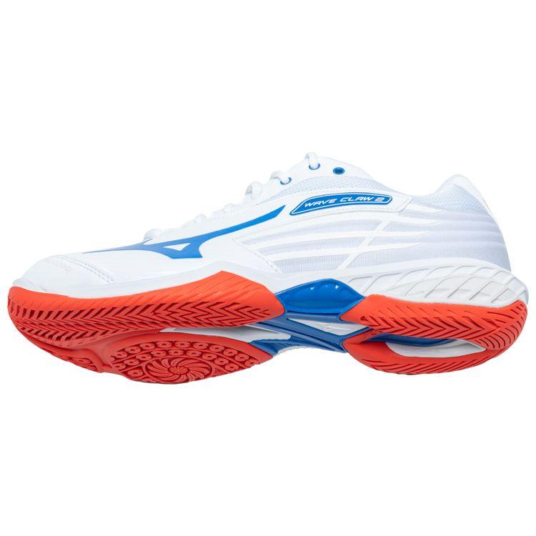 Mizuno Wave Claw 2 White Blue Red Unisex Sneakers 71GA211026
