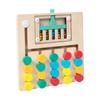 Wooden Montessori Sliding Puzzle Board Rolling Bead Wooden Rolling Toy  Boy and Girl