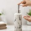 Дозатор мыла Керамическая бутылка для антисептика для рук Отельная бутылка для шампуня Бутылка-дозатор для геля для душа Керамический дозатор для ванной комнаты
