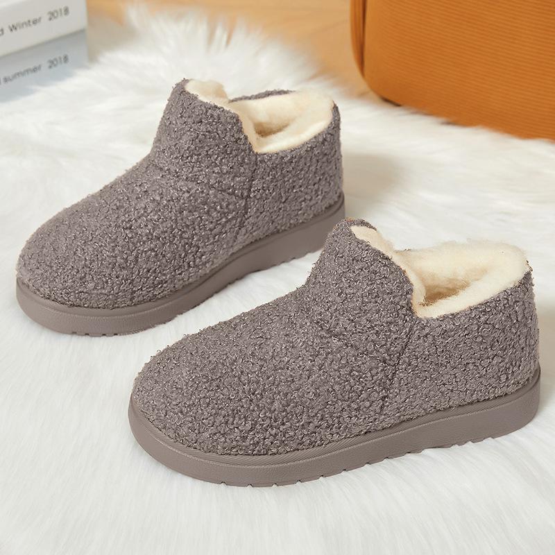 Cotton shoes velvet thickened shoes women's shoes new fashion snow boots soft-soled warm cotton boots cold-proof high-top women's boots