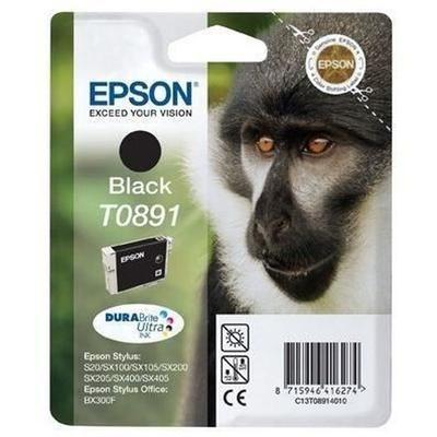 EPSON Cartouche D'encre T0891 Noir - Singe (C13T08914011)