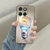 Чехол для Motorola Moto Edge 60 Мягкий ТПУ Силиконовый Черный Чехол для Moto Edge 60s edge60 Pro Роскошный Цветочный Защитный Чехол Сумки