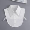 New Fake Victorian Stand Up Collar White Black Lace Collars Detachable For Women Blouse Lapel Shirt False Collar Woman