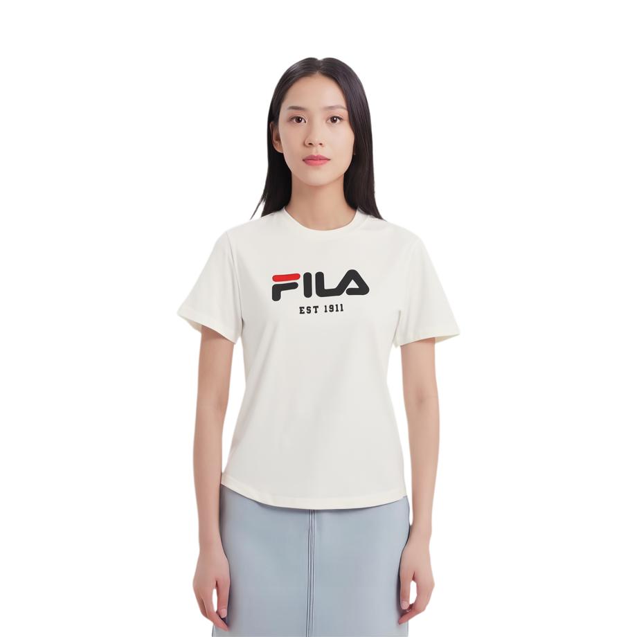Fila ОРИГИНАЛЬНАЯ Футболка Унисекс Cloud White F51M519106F-WT