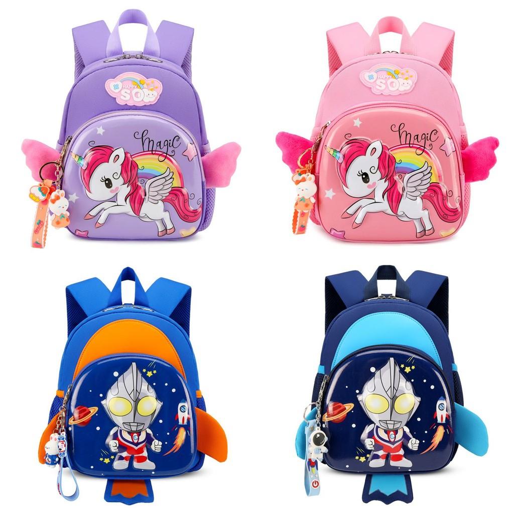 2023 New Cute 3d Animal Backpack For Kids Fun Kindergarten Nylon School Bag
