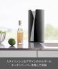 Yamazaki Cuttable Kitchen Paper Vertical Tower Large Size 10042 (Yamazaki Industries) One-Handed Holder, Type, Large, Black, W16×D16×H30.2cm, Series,