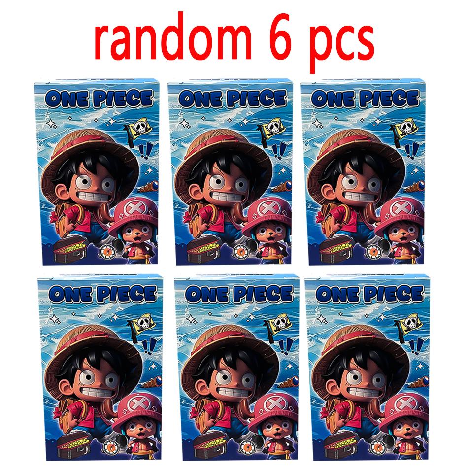 Аниме One Piece-серия Пиратский корабль Слепая коробка Мешок-сюрприз Игрушки Кукла Милая Аниме Фигурка Настольные украшения Коллекция