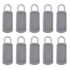 10Pcs Removable Zippers Pull Replacement Detachable Zippers Pulls for Purse Clothes Jeans Suitcase Luggage Backpacks
