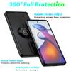 Чехол Armor Matte для Motorola Moto Edge 40 Neo Edge 30 Fusion Ultra Cover Ring Magnetic Holder Stand Business Full Protection