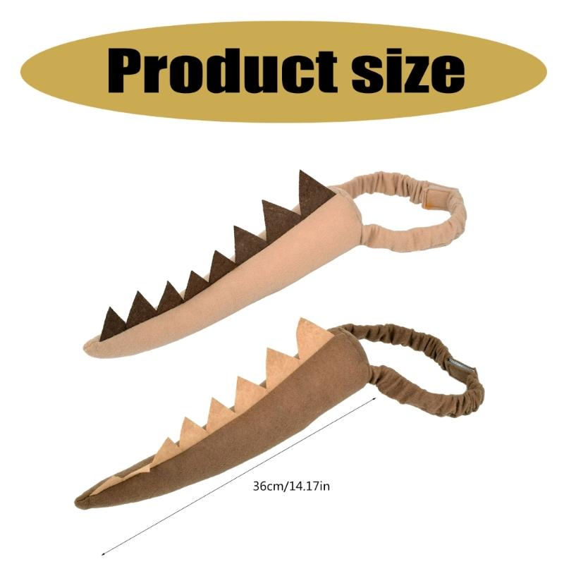 Dinosaur Tail Costume Accessory Halloween Animal Tail Dinosaur Tail for Kid Adult Halloween Birthday Christmas Role Play