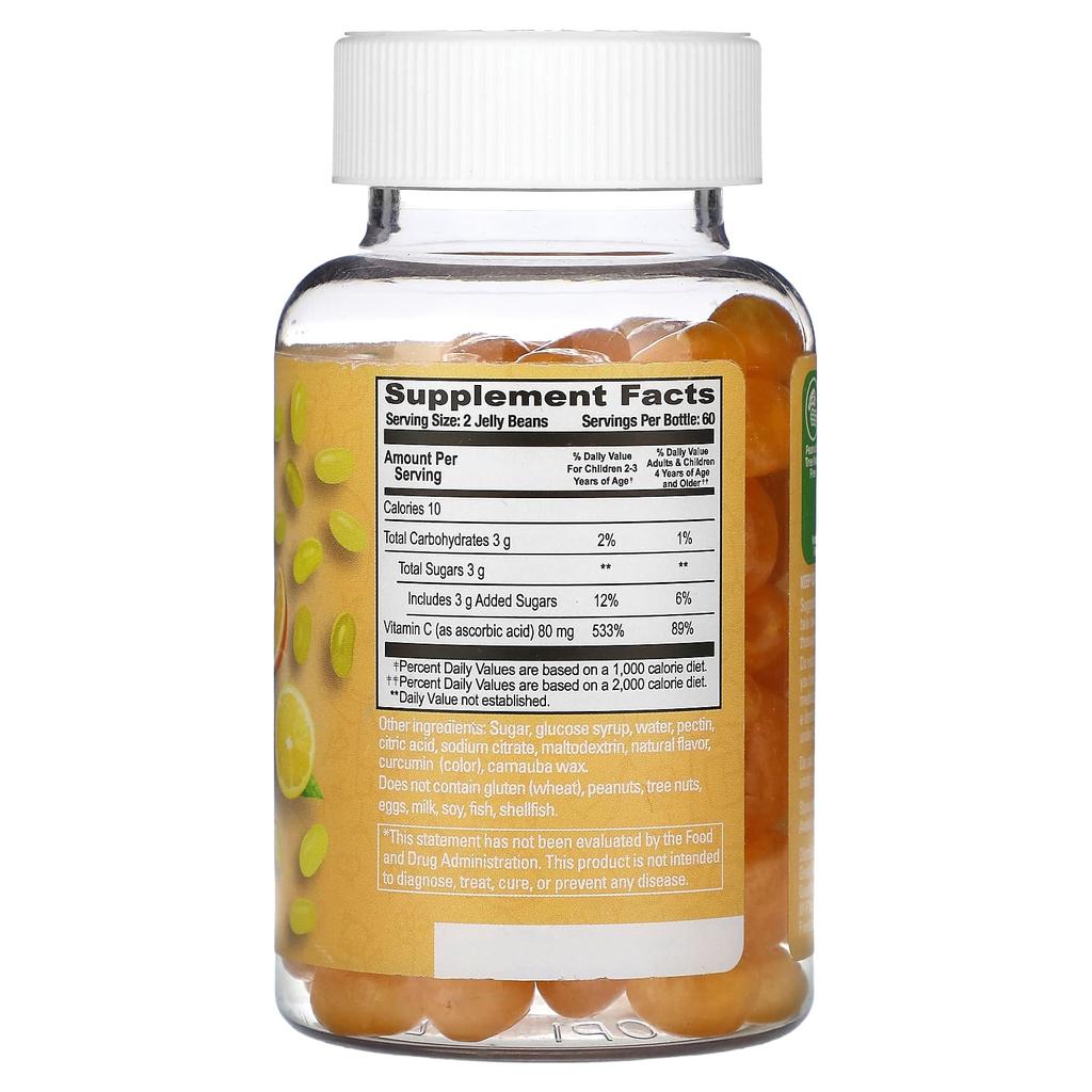 Children's, Vitamin C Jelly Beans, Citrus Blast, 120 Jelly Beans (40Mg per Jelly Bean)
