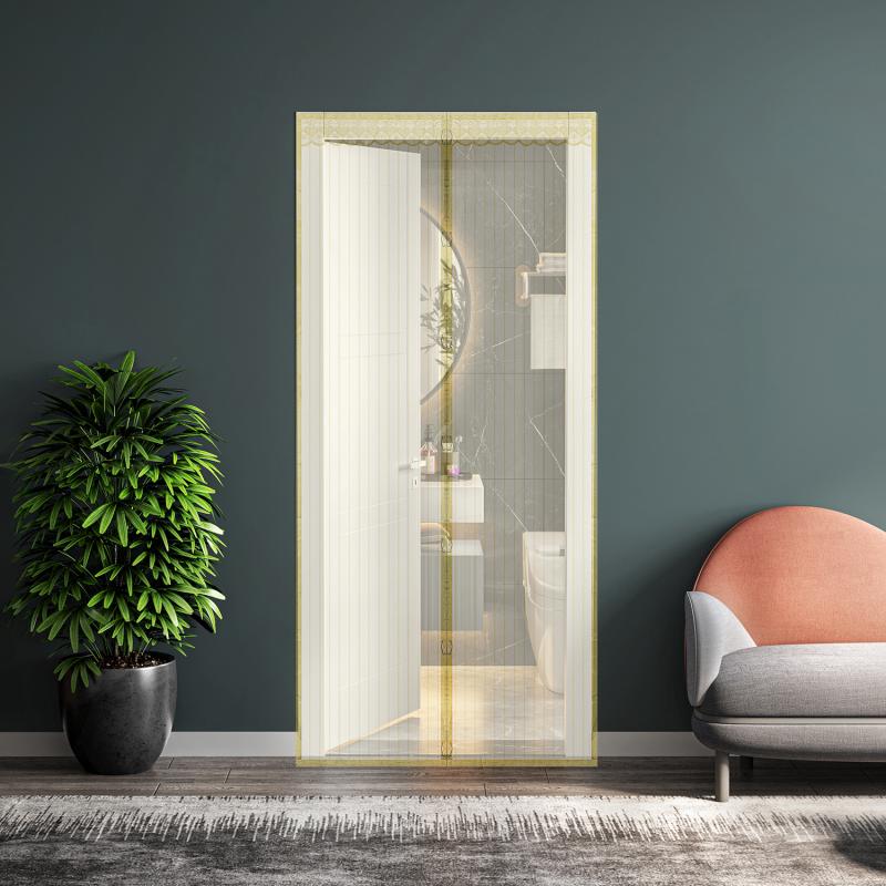 Новая магнитная москитная сетка, летние антижуки, занавески для дверей, сетчатые автоматические закрывающиеся дверные занавески для гостиной, спальни