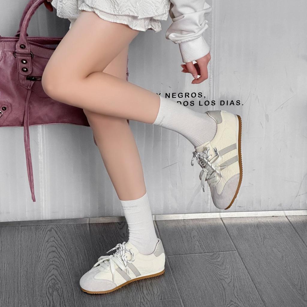 Кожаные женские весенние новые повседневные туфли на плоской подошве, спортивная обувь, универсальные, с мягкой подошвой, удобные маленькие белые туфли