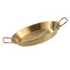Dual Loop Handle Frying Pans Uniform Heat Transfer Stainless Steel Dual Handle Flat Bottom Skillet F
