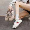 2025 Summer Little White Shoes New Korean Version Ins Female Students Mesh Platform Sports Leisure Board Shoes Street Shot K1509