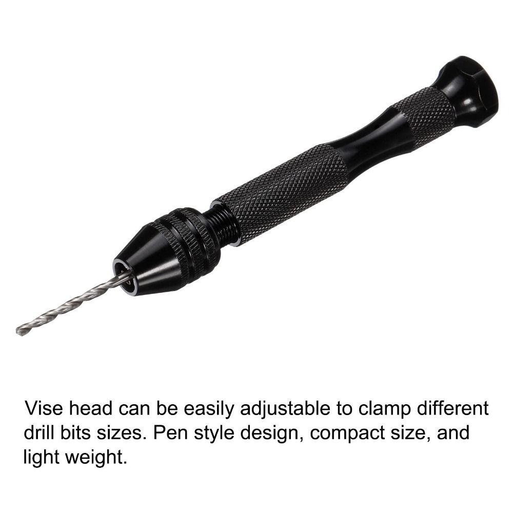 Pin Vise Hand Twist Drills Set 0.6-3mm Mini Hand Drill Rotary Tool Micro Drill Bits  Polymer Clay