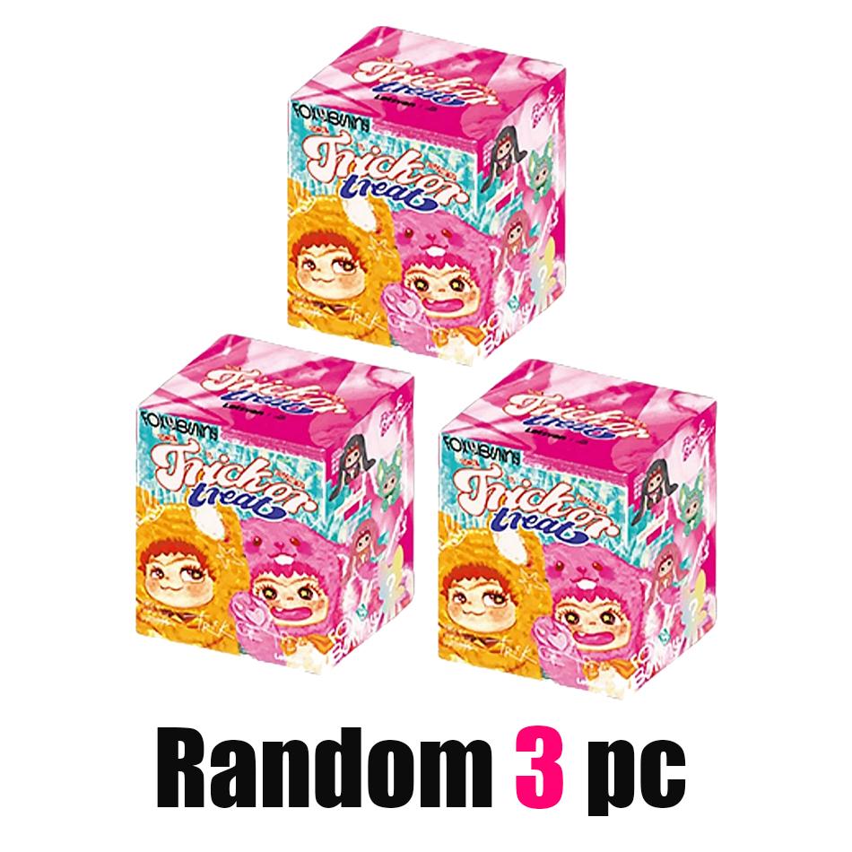 Wakuku V1 V2 Блайндбокс Лиса и Кролик Серия 'Trick Or Treat' Виниловая кукла Сюрприз-пакет Брелок Модный игрушечный Mystery Box Подарки