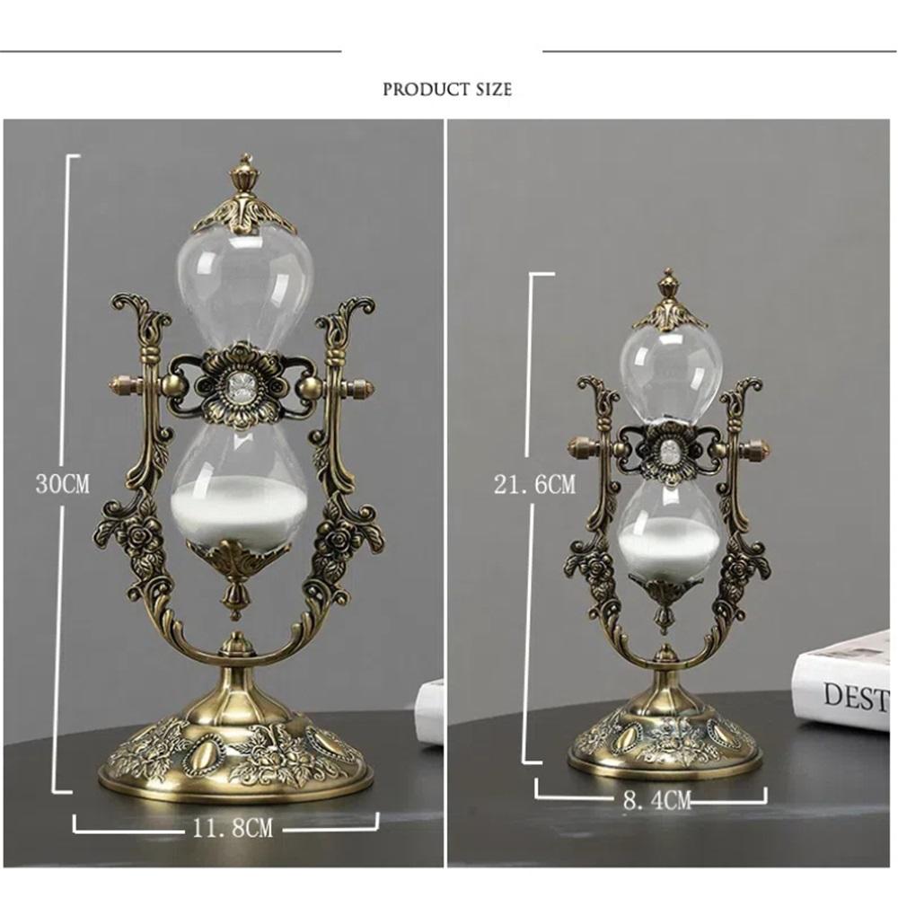 Песочные часы таймер украшения для дома украшения металлические поделки подарки на день рождения