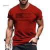 Мужская футболка Модный дизайн Простая футболка с принтом и коротким рукавом Оверсайз Спортивные Топы с круглым вырезом Летняя мужская повседневная одежда