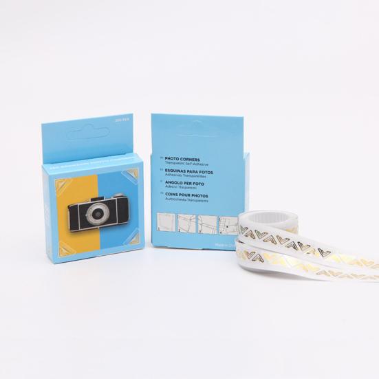 1 Box Albums DIY Protect Corner Novel Triangle Shape Scrapbooking Photo Sticker Frame Corners