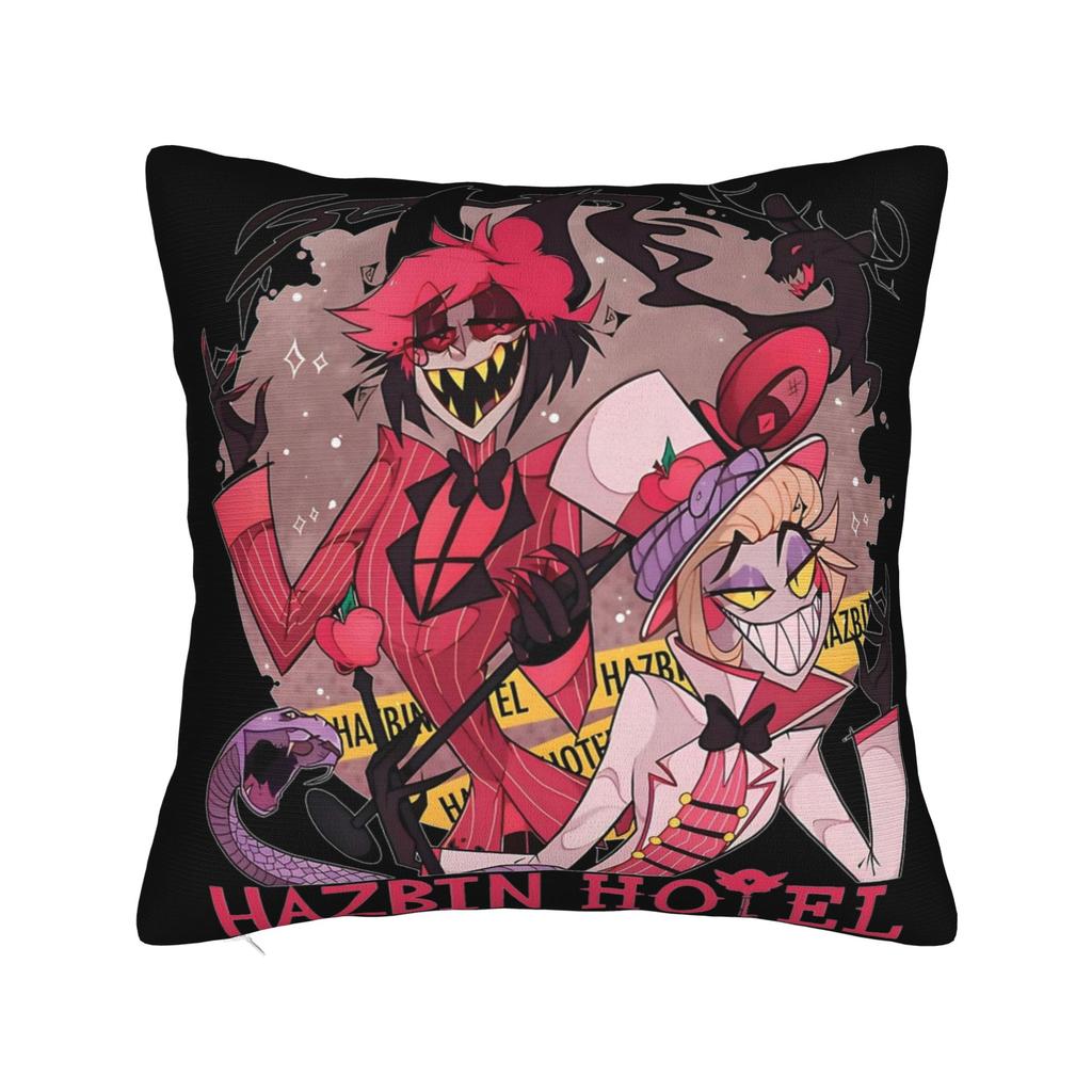 Hazbines отели alastor vox Наволочка Мерч Печать Чехол для подушки Наволочки Декор гостиной Квадратный Разные размеры