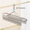 Windproof Socks Drying Rack Stainless Steel Clothes Drying Hanger Laundry Hanger  Balcony