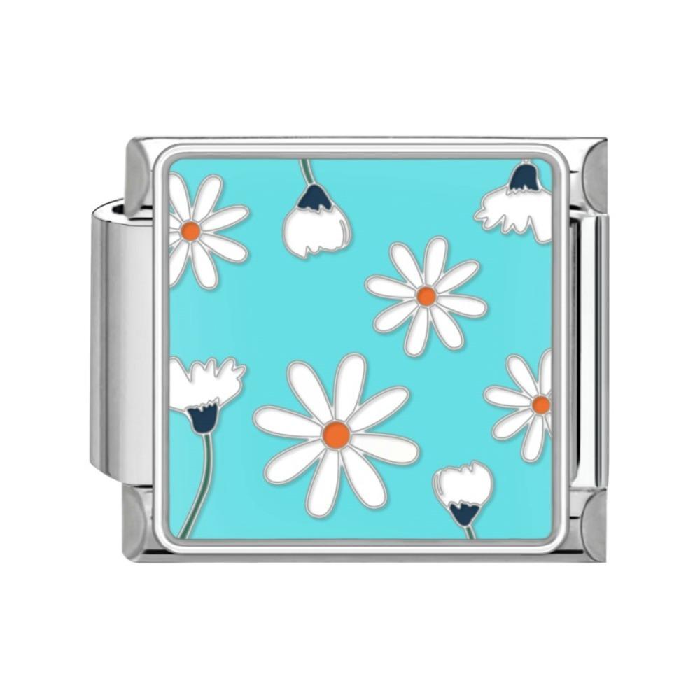 Flower Module Bracelet Accessories Stainless Steel Jewelry New Charm Bracelet Link Women's