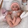 Cute 48cm Bebe Reborn Doll Meadow Lifelike 3D Painted Visible Vein Full Vinyl Emulation Doll Hand Draw Hair Princess Soft Cuddly Toddler Doll Baby Toy