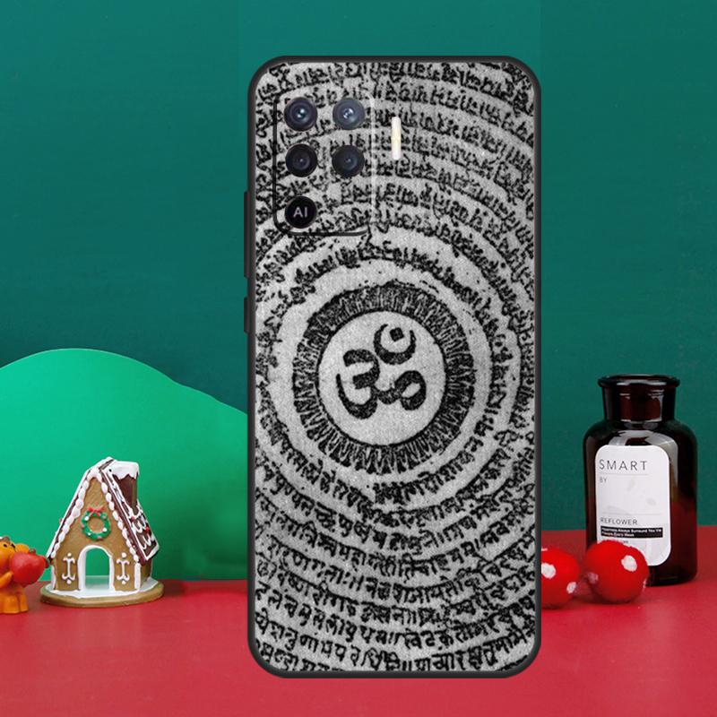 Чехол с дизайном мандалы Йога Ом Намасте для Oppo A16 A76 A96 A17 A60 A40 A80 A98 A58 A78 A18 A38 A57 A74 A54 A94 A15 A5 A6 Pro