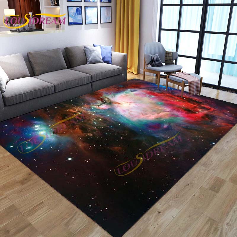 3D цветной космический коврик Galaxy ковер звездное небо ковер для гостиной спальня диван планета ковер детский игровой коврик напольный коврик домашний декор
